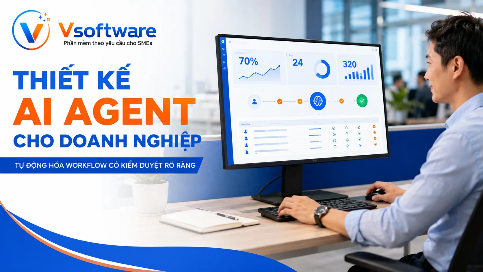 Dịch vụ thiết kế AI Agent cho doanh nghiệp xây hệ thống tự động